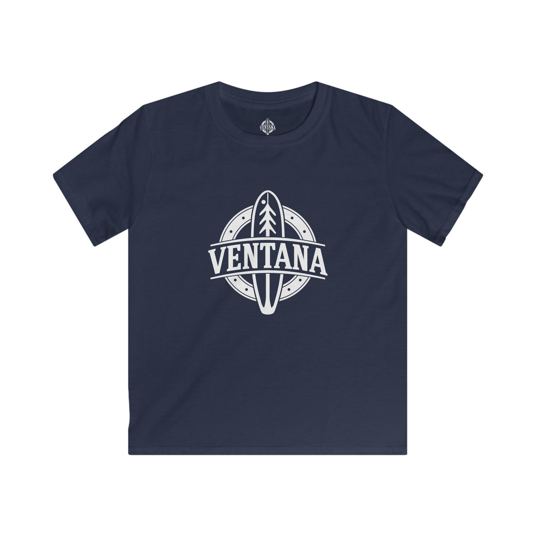 Ventana Treefish Logo Kids - Soft Style U.S. Cotton T-Shirt