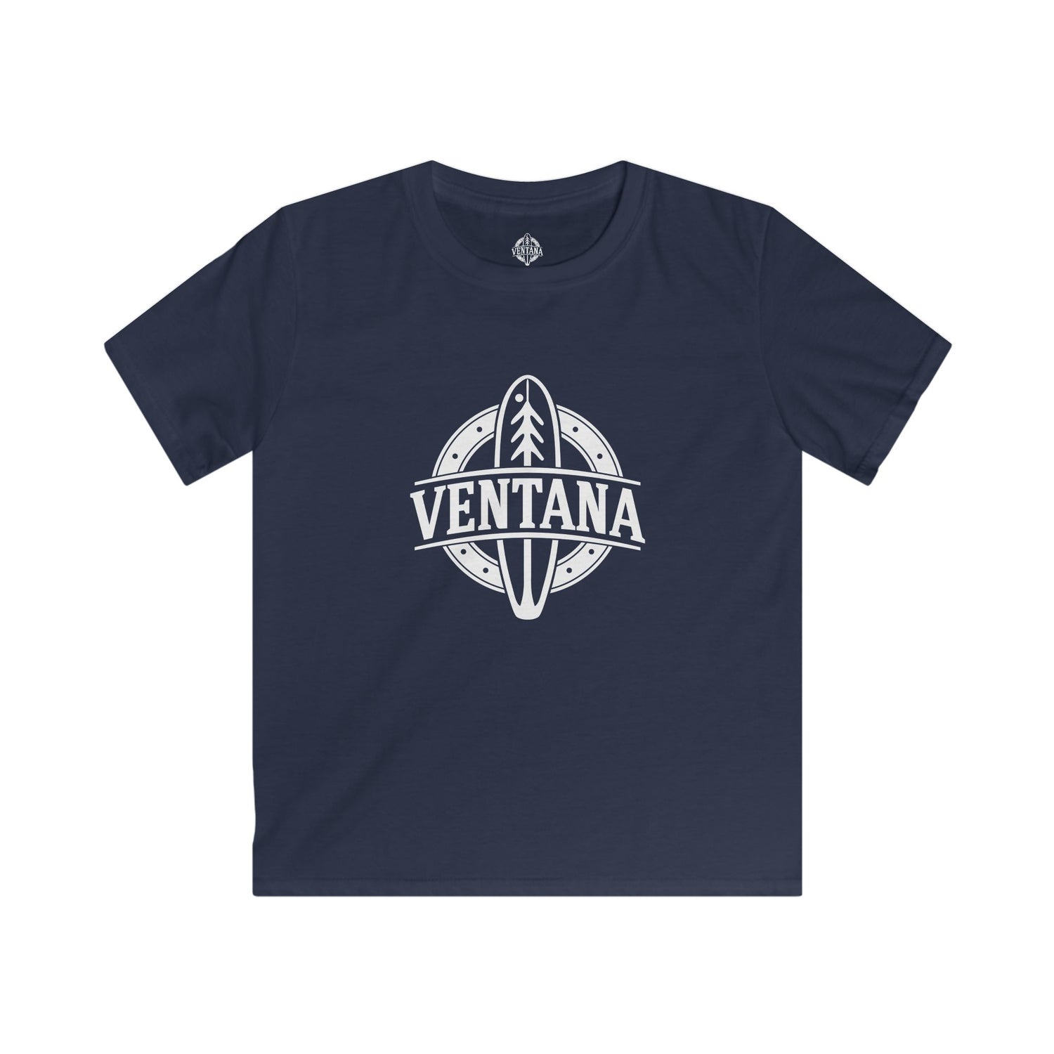 Ventana Treefish Logo Kids - Soft Style U.S. Cotton T-Shirt