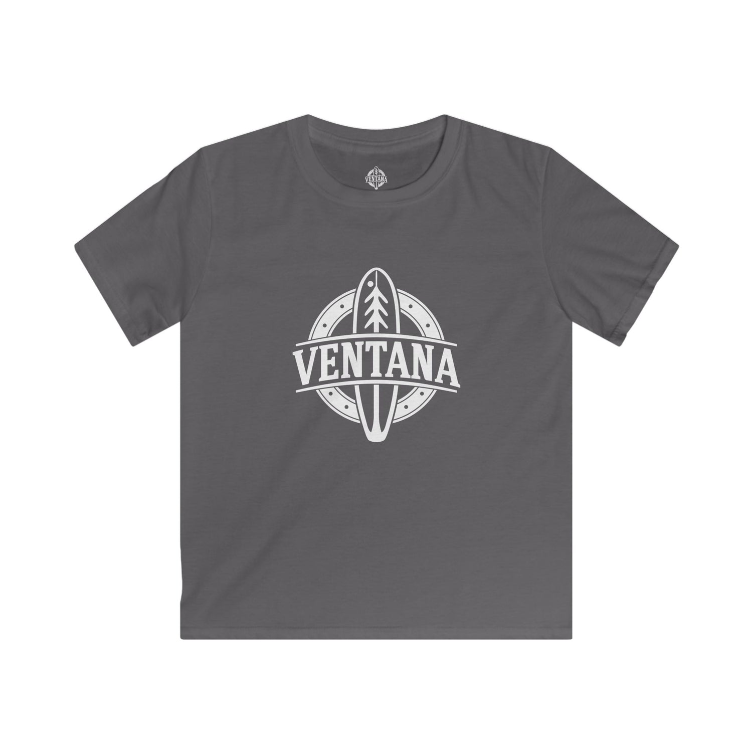 Ventana Treefish Logo Kids - Soft Style U.S. Cotton T-Shirt