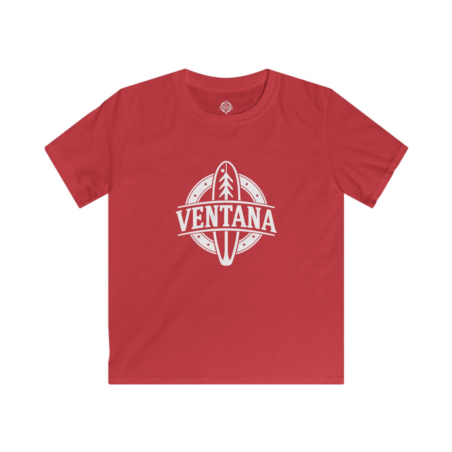 Ventana Treefish Logo Kids - Soft Style U.S. Cotton T-Shirt