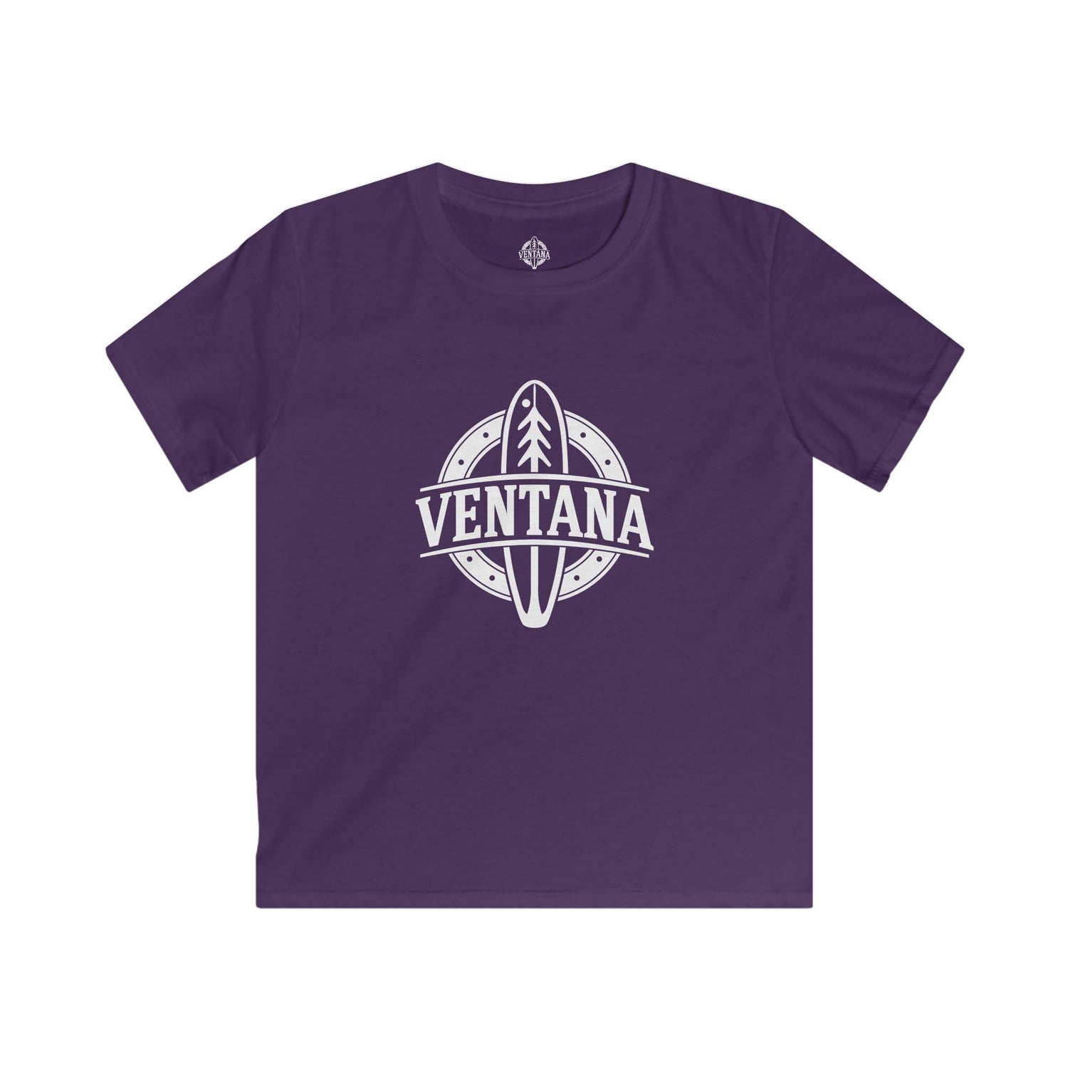 Ventana Treefish Logo Kids - Soft Style U.S. Cotton T-Shirt