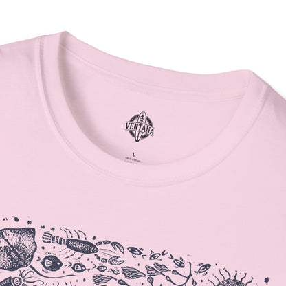 Ventana Marine Life by Lili Arnold Unisex - Soft Style U.S. Cotton T-Shirt