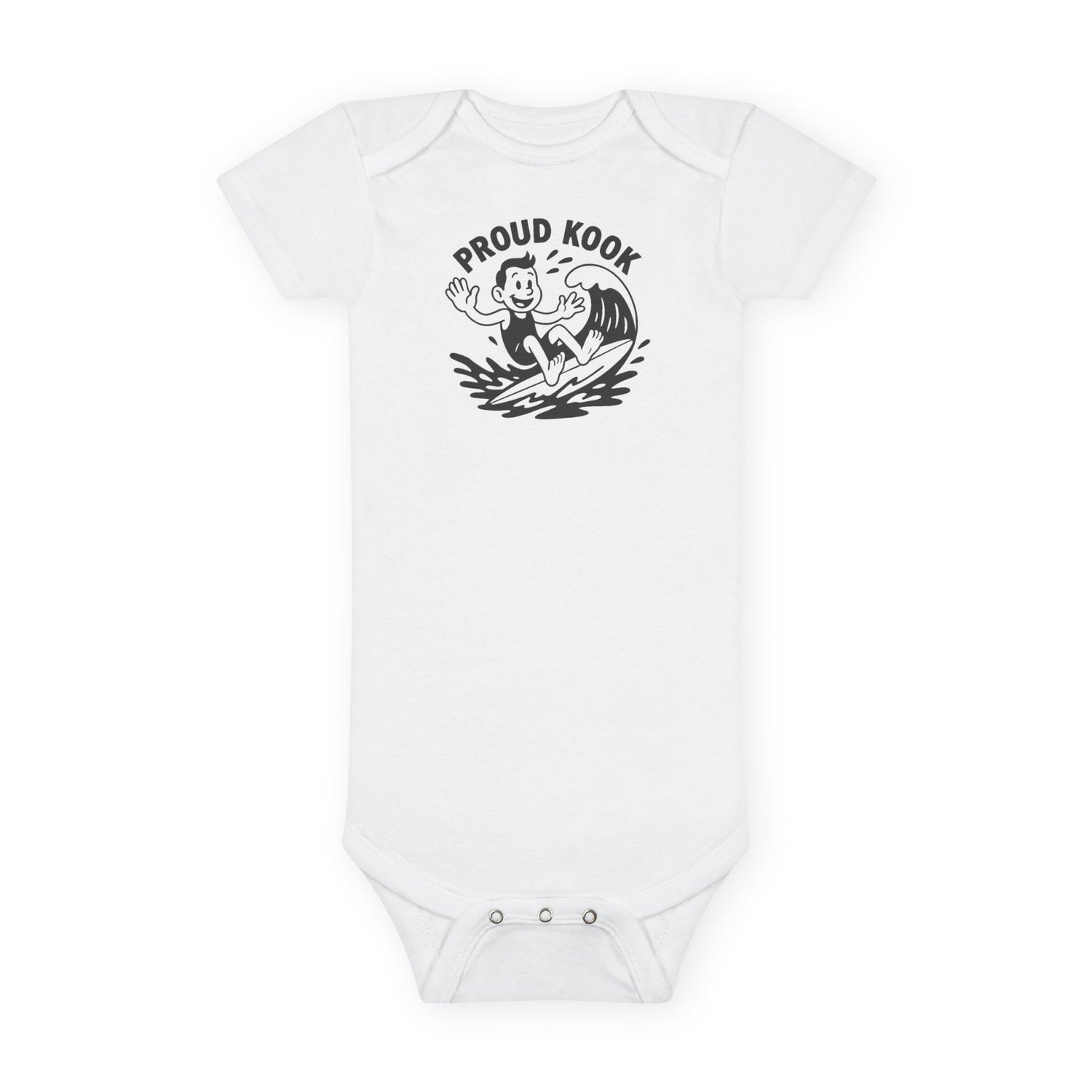 Proud Kook - Baby Short Sleeve 100% Cotton Onesie