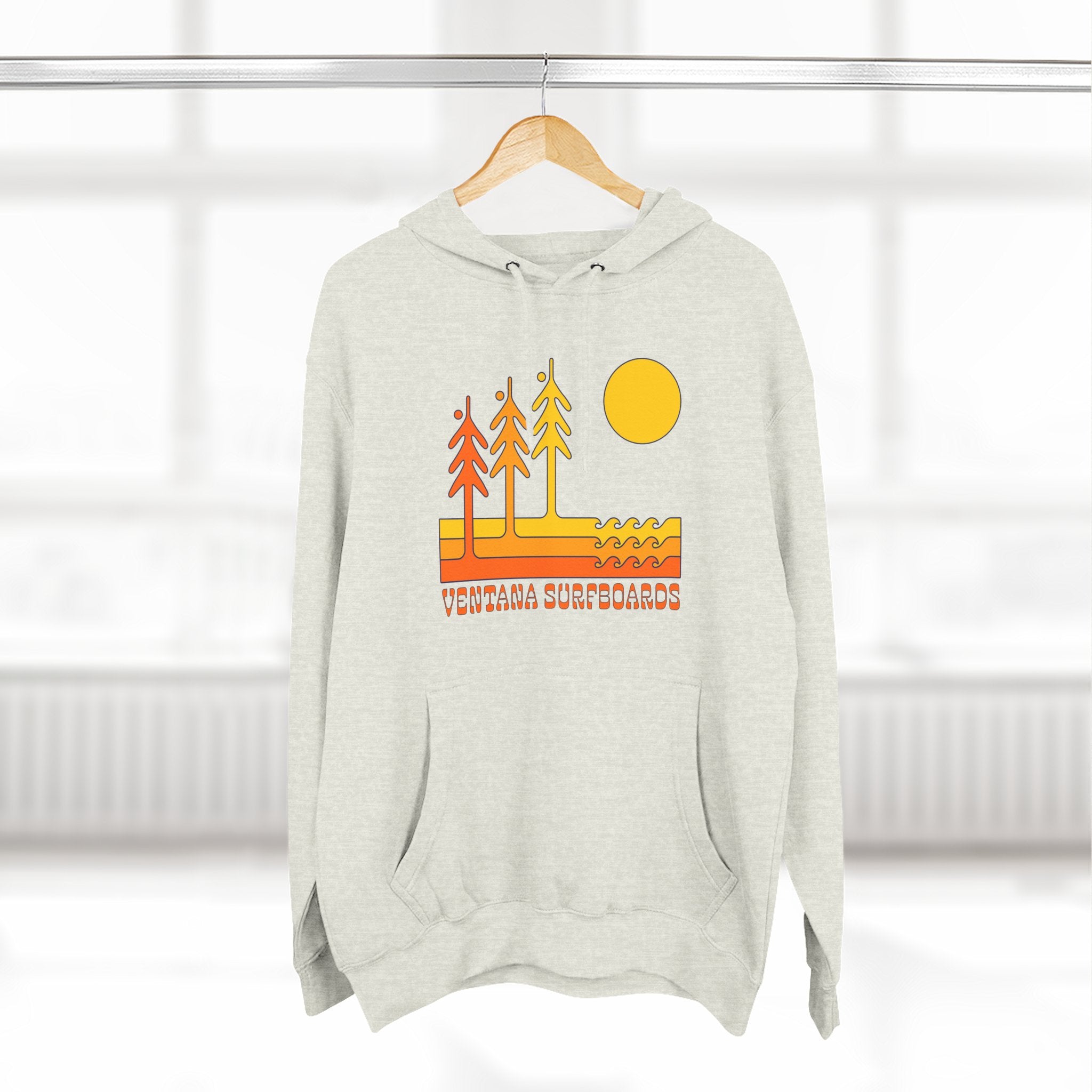 Ventana Circa 78 Unisex - Pull-Over Cotton Blend Fleece Hoodie