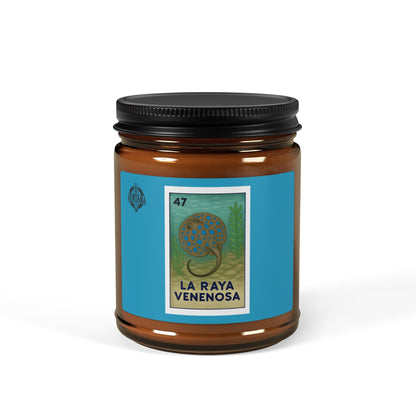 Stingray Lotería - Scented Soy Candle (La Medusa)