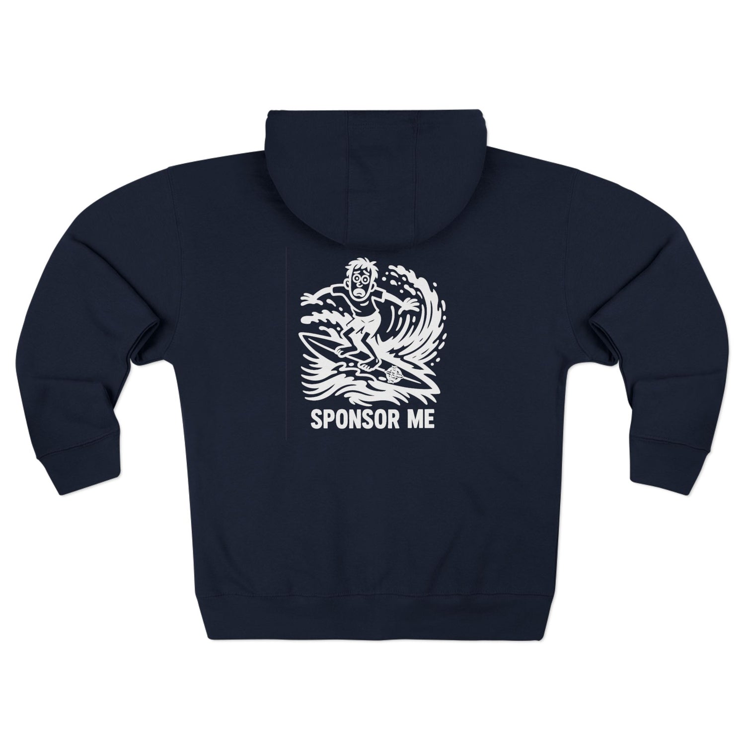 Sponsor Me Unisex - Zip Cotton Blend Fleece Hoodie