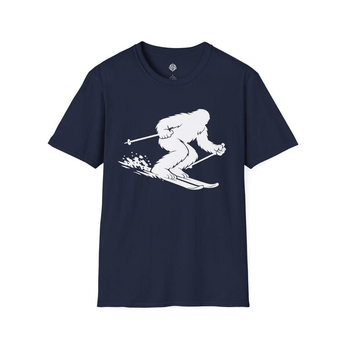 Ventana Shreddy Yeti Ski Unisex - U.S. Cotton T-Shirt