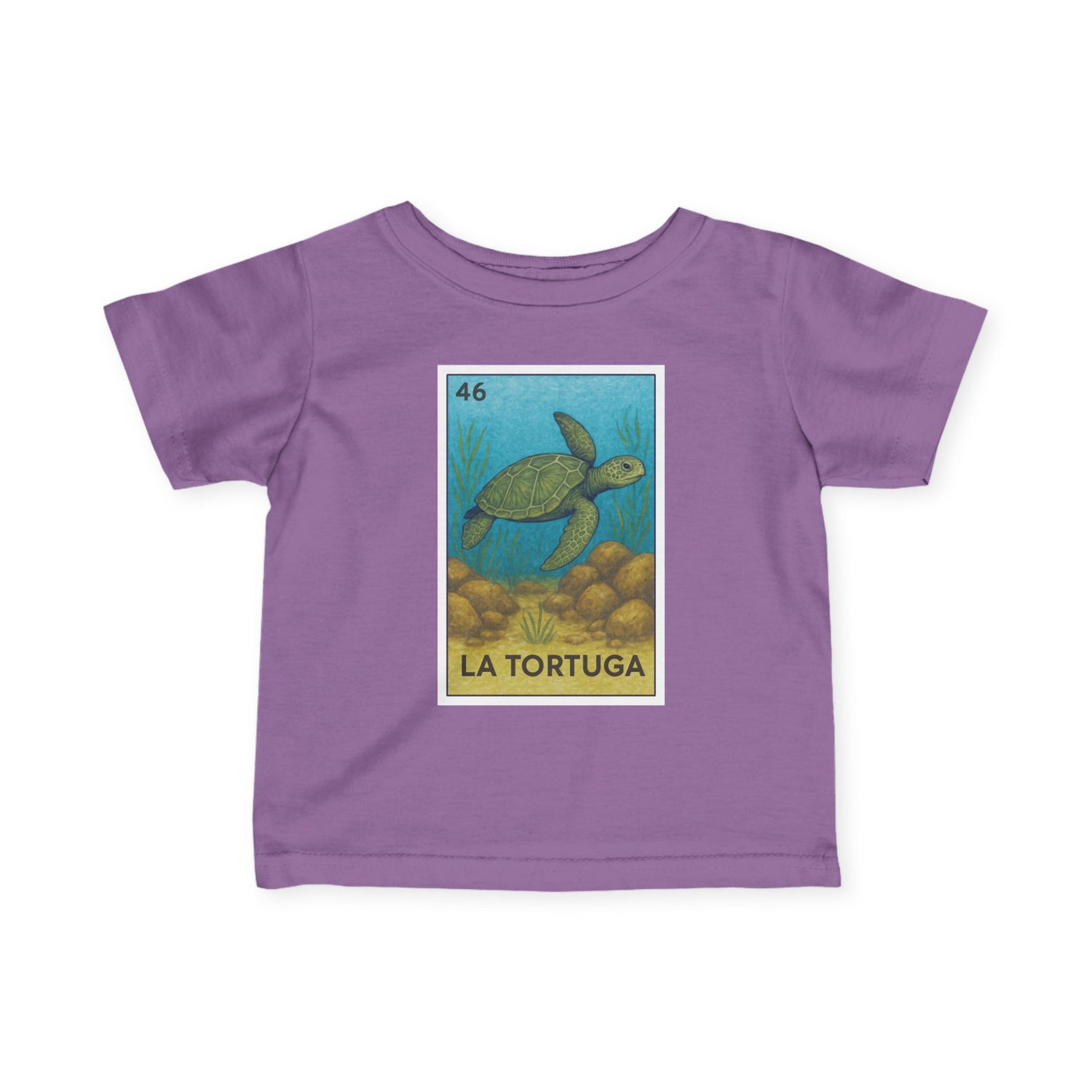 Turtle Lotería - Infant 100% Cotton T-Shirt (La Tortuga)