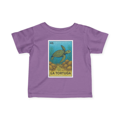 Turtle Lotería - Infant 100% Cotton T-Shirt (La Tortuga)