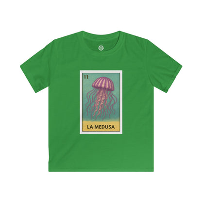 Sea Jelly Lotería Kids - Soft Style U.S. Cotton T-Shirt (La Medusa)