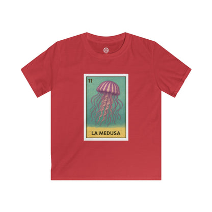 Sea Jelly Lotería Kids - Soft Style U.S. Cotton T-Shirt (La Medusa)