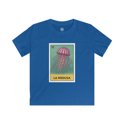 Sea Jelly Lotería Kids - Soft Style U.S. Cotton T-Shirt (La Medusa)