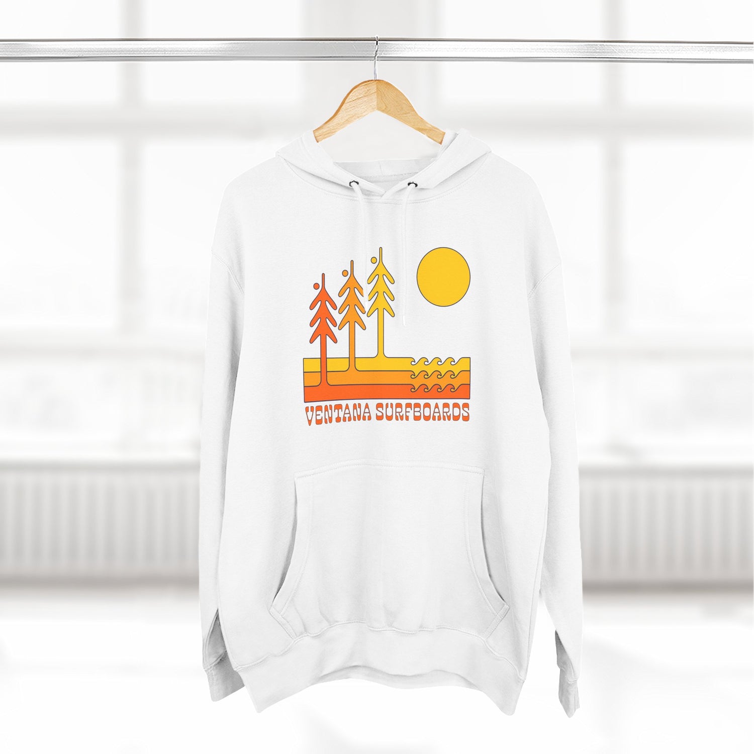 Ventana Circa 78 Unisex - Pull-Over Cotton Blend Fleece Hoodie