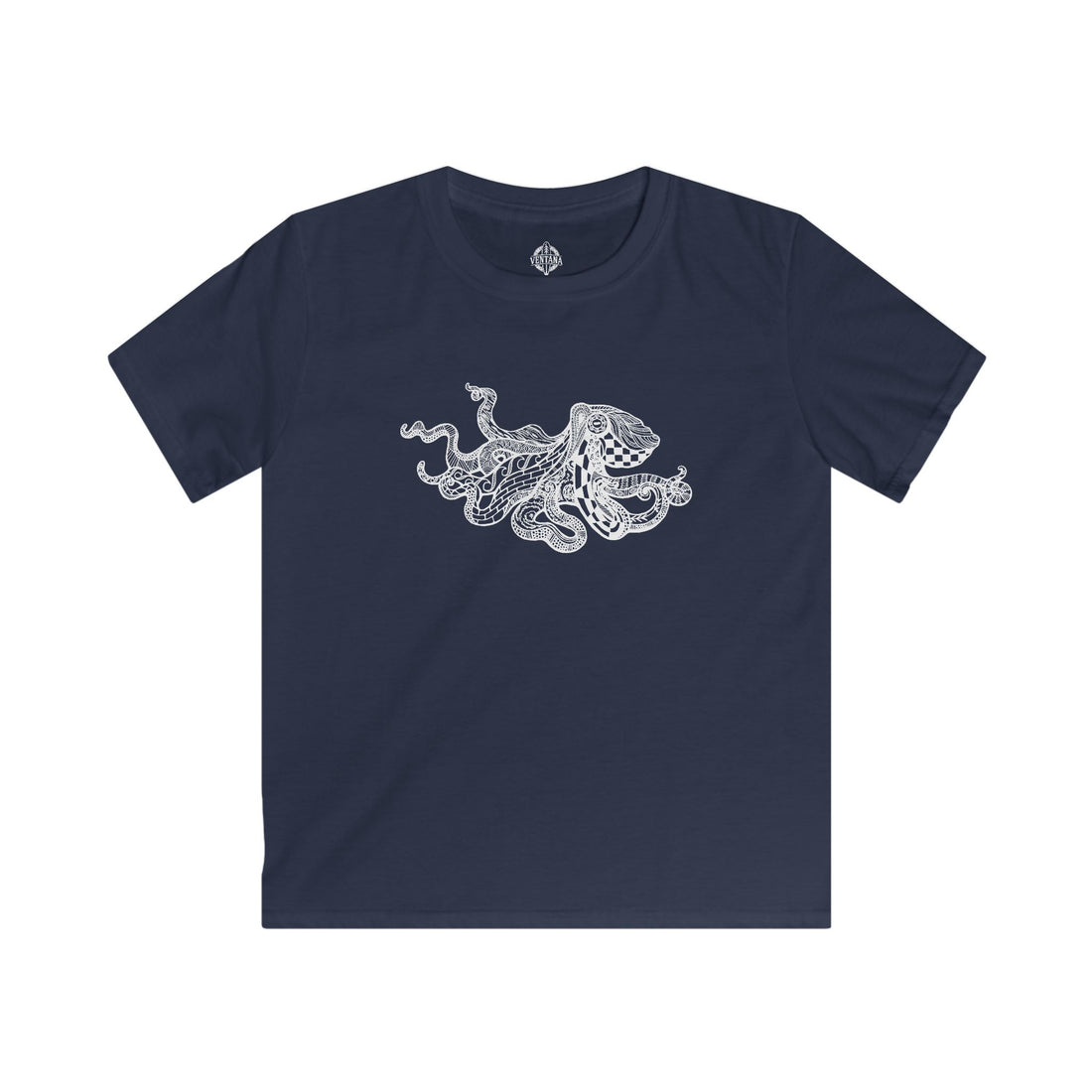 Ventangle Octopus Kids - Soft Style U.S. Cotton T-Shirt