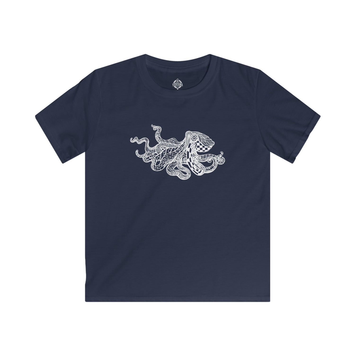 Ventangle Octopus Kids - Soft Style U.S. Cotton T-Shirt
