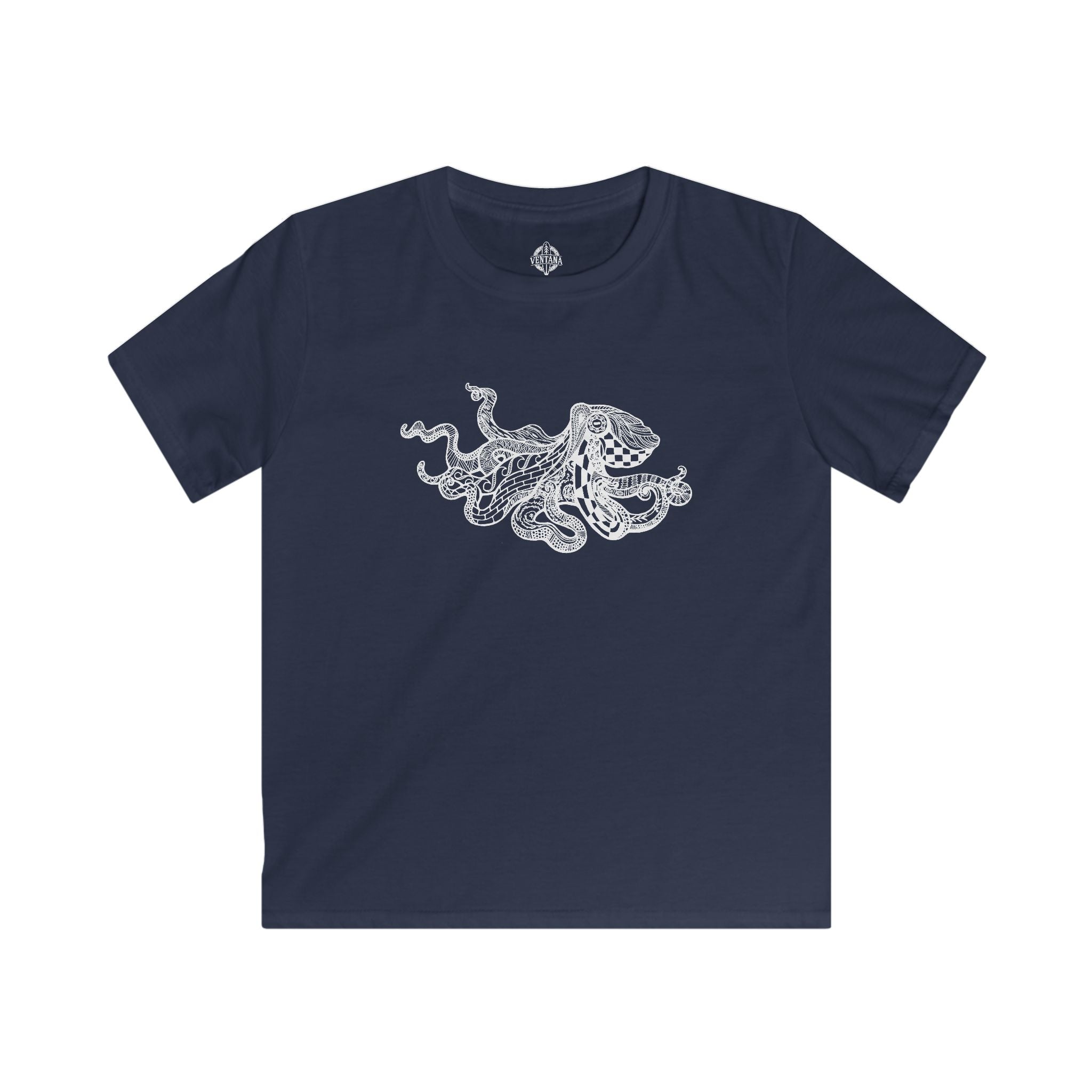 Ventangle Octopus Kids - Soft Style U.S. Cotton T-Shirt