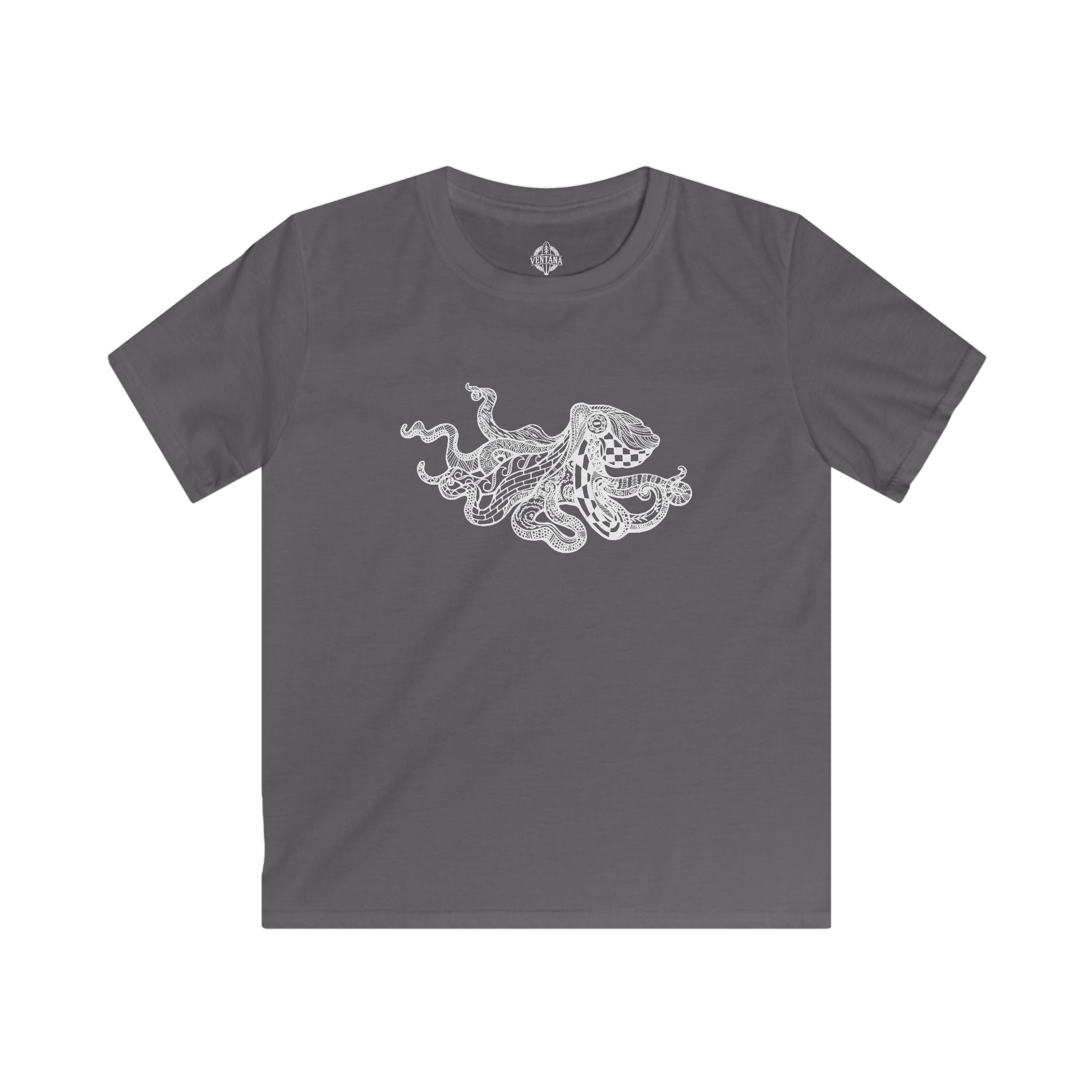 Ventangle Octopus Kids - Soft Style U.S. Cotton T-Shirt