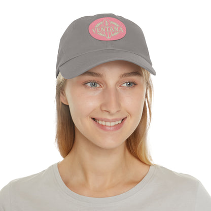 Ventana Treefish Logo Vegan Leather Patch Hat