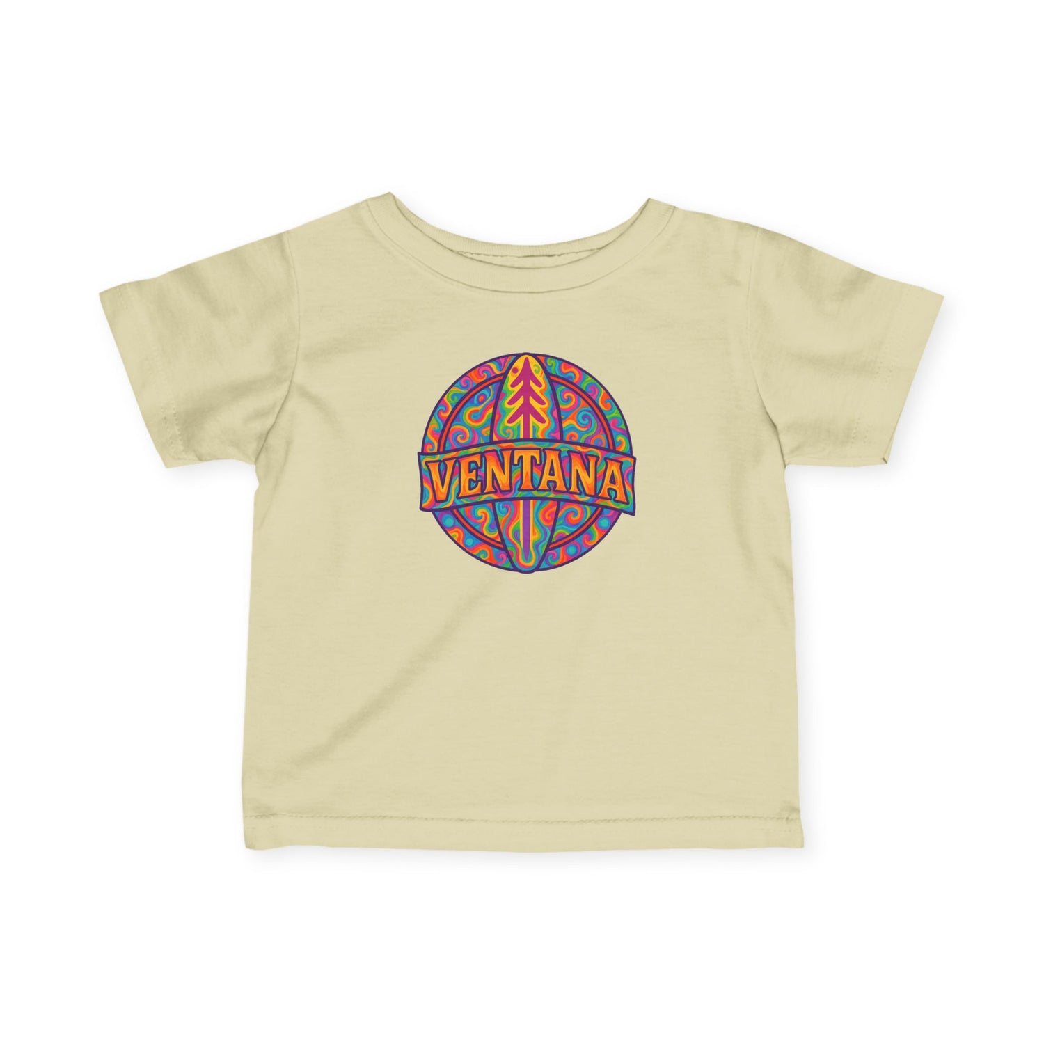 Ventana Psychedelic Treefish Logo - Infant 100% Cotton T-Shirt