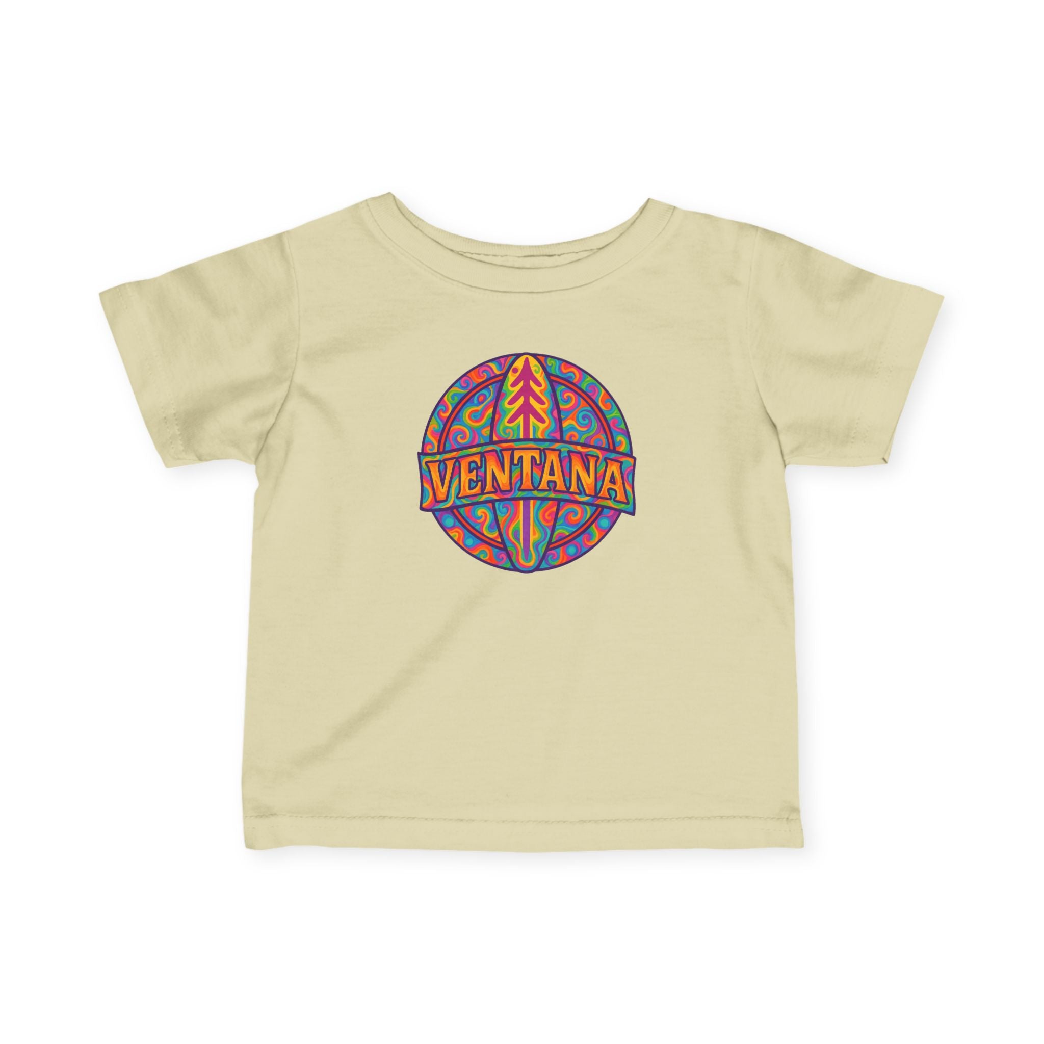 Ventana Psychedelic Treefish Logo - Infant 100% Cotton T-Shirt