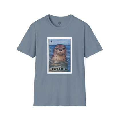 Seal Lotería Unisex - Soft Style U.S. Cotton T-Shirt