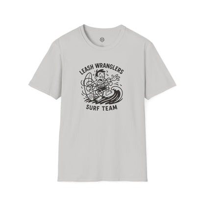 Leash Wranglers Surf Team Unisex - Soft Style U.S. Cotton T-Shirt
