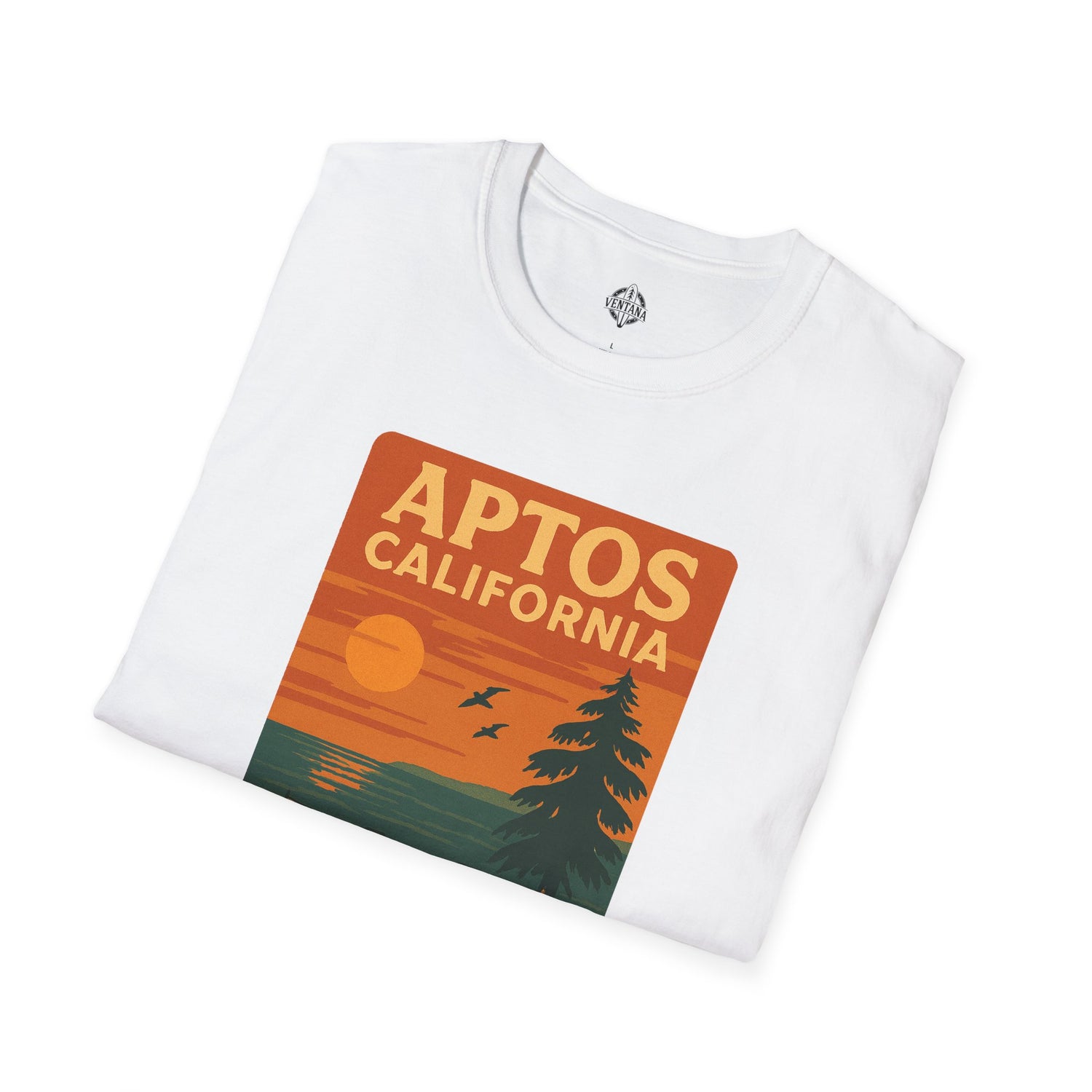 Aptos California Sunset Unisex - U.S. Cotton T-Shirt