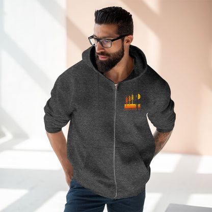 Ventana Circa 78 Unisex - Zip Cotton Blend Fleece Hoodie