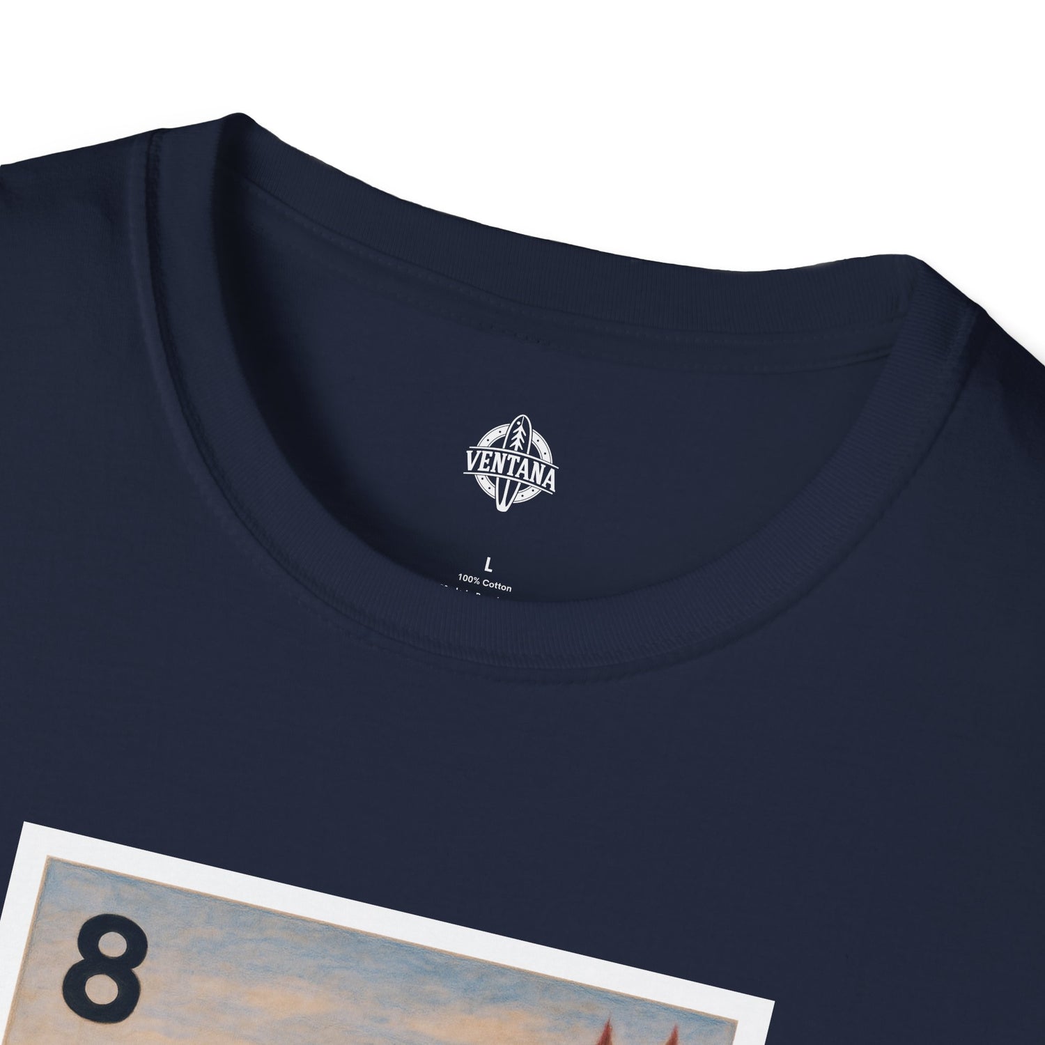 Sea Otter Lotería Unisex - Soft Style U.S. Cotton T-Shirt (La Nutria)