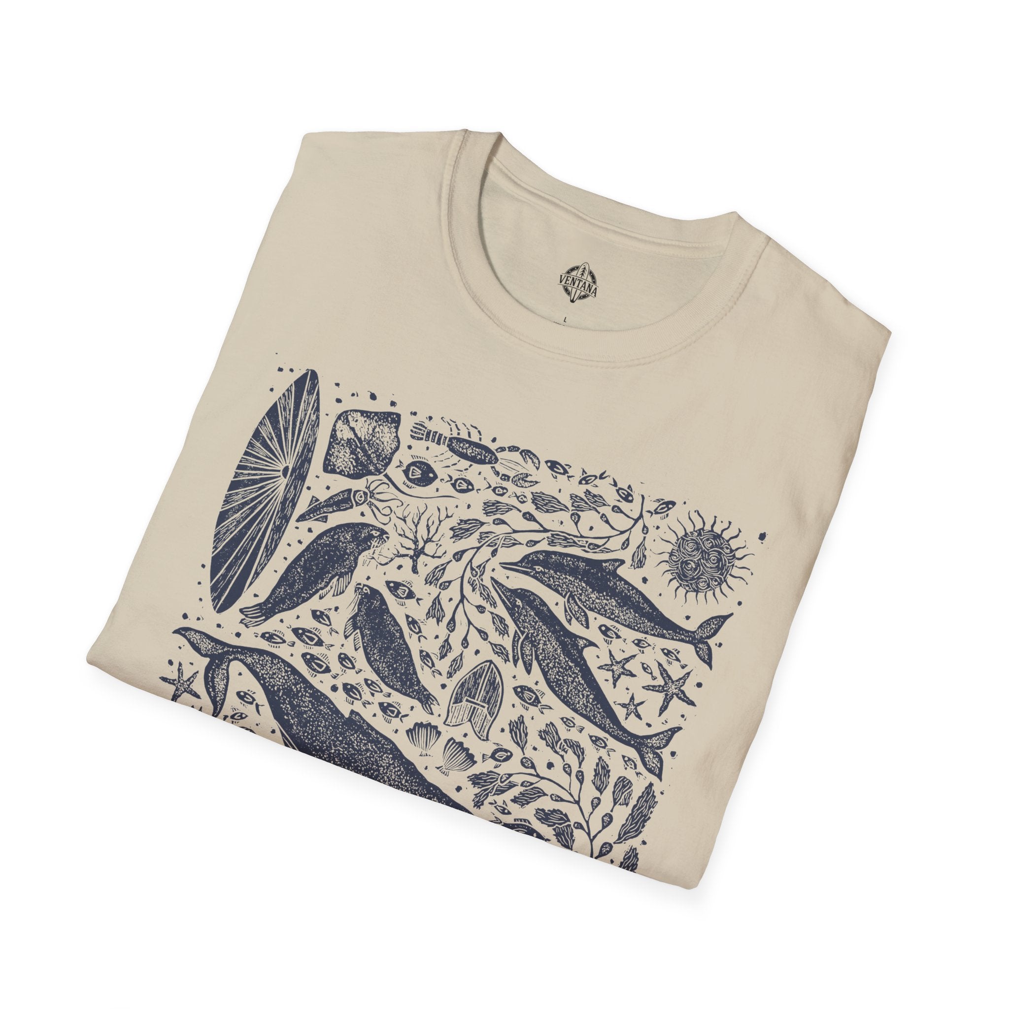 Ventana Marine Life by Lili Arnold Unisex - Soft Style U.S. Cotton T-Shirt
