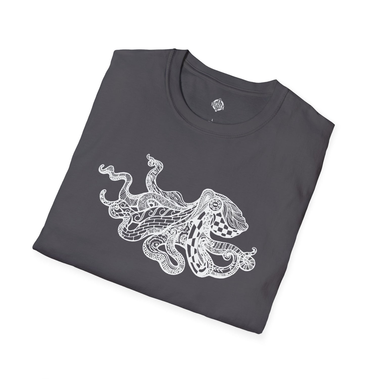 Ventangle Octopus Unisex - Soft Style U.S. Cotton T-Shirt