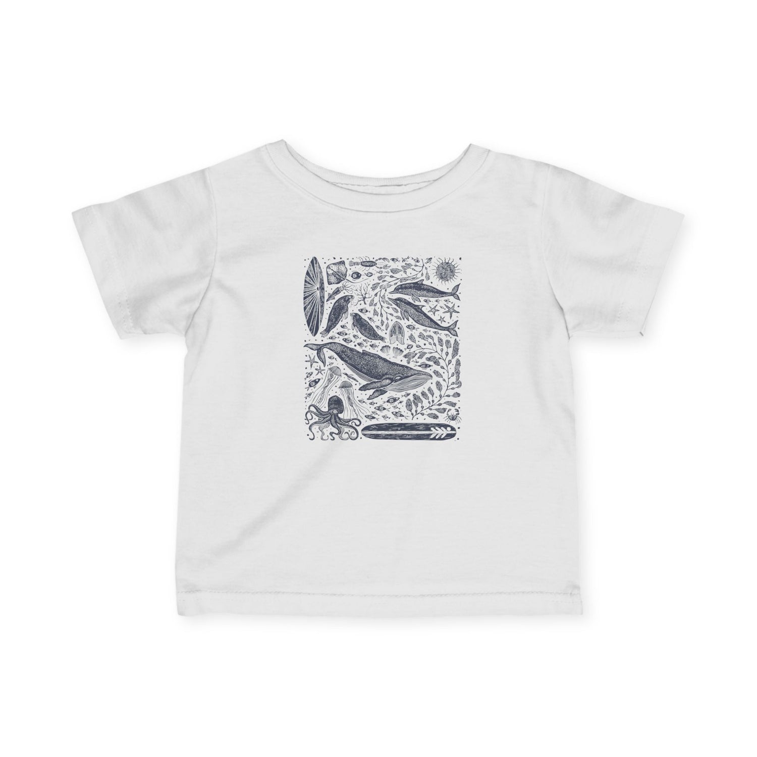 Ventana Marine Life by Lili Arnold - Infant 100% Cotton T-Shirt