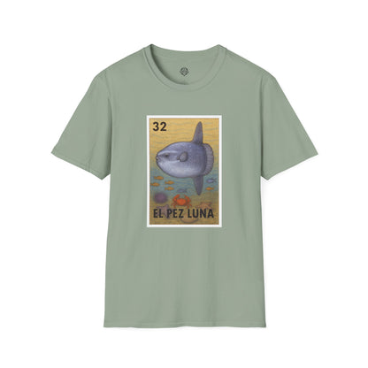 Sunfish Lotería Unisex - Soft Style U.S. Cotton T-Shirt (El Pez Luna)
