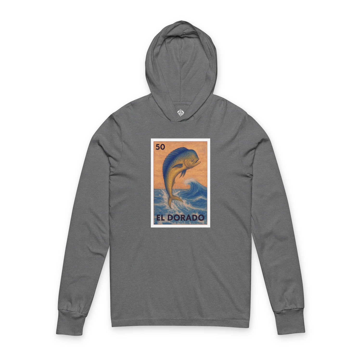 Dorado Lotería Unisex - Cotton Hooded Long Sleeve Hooded T-Shirt (El Dorado)