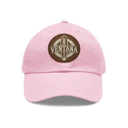 Ventana Treefish Logo Vegan Leather Patch Hat