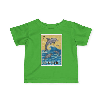 Dolphin Lotería - Infant 100% Cotton T-Shirt (El Delfín)