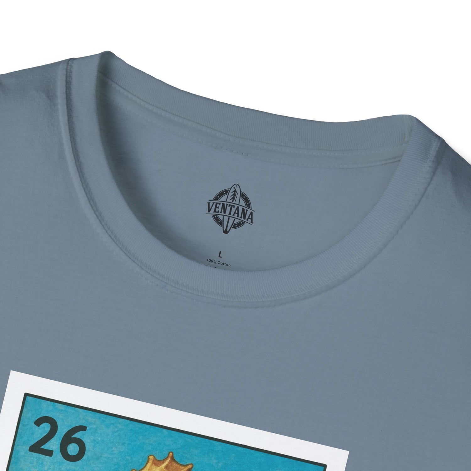 Seahorse Lotería Unisex - Soft Style U.S. Cotton T-Shirt (El Caballito del Mar)
