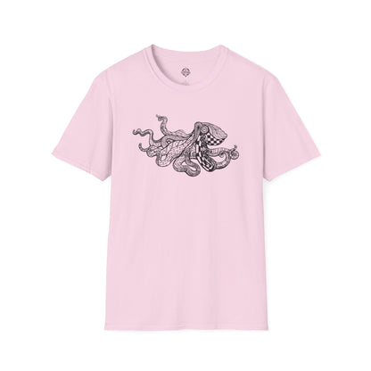 Ventangle Octopus Unisex - Soft Style U.S. Cotton T-Shirt