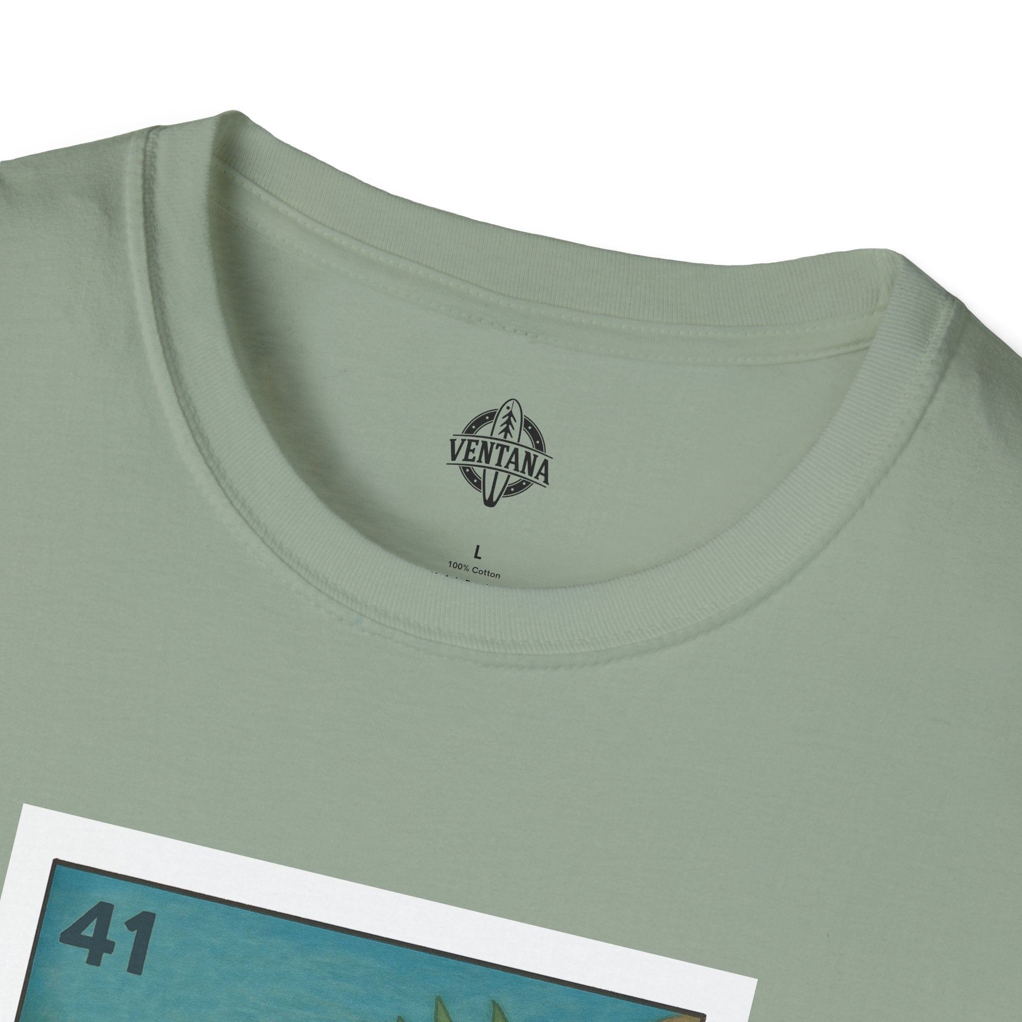 Crab Lotería Unisex - Soft Style U.S. Cotton T-Shirt (El Cangrejo)