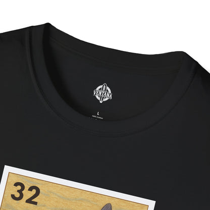 Sunfish Lotería Unisex - Soft Style U.S. Cotton T-Shirt (El Pez Luna)