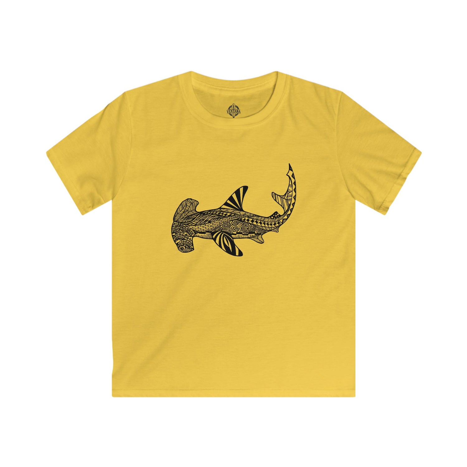 Ventangle Hammerhead Kids - Soft Style U.S. Cotton T-Shirt