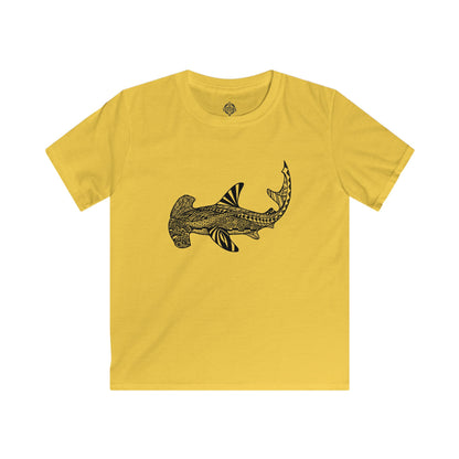 Ventangle Hammerhead Kids - Soft Style U.S. Cotton T-Shirt