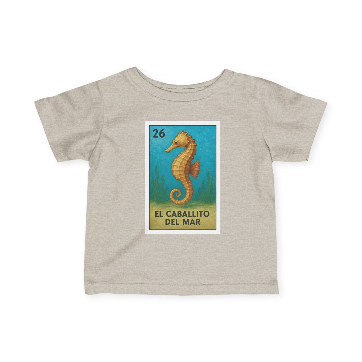 Seahorse Lotería - Infant 100% Cotton T-Shirt (La Orca)