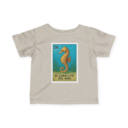 Seahorse Lotería - Infant 100% Cotton T-Shirt (La Orca)