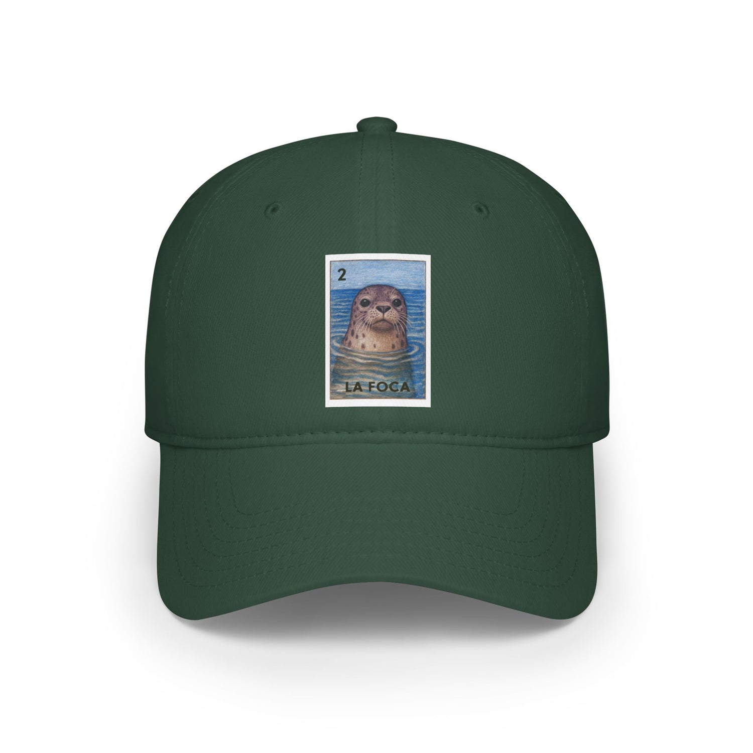 Seal Lotería Unisex - 100% Cotton Baseball Cap (La Foca)