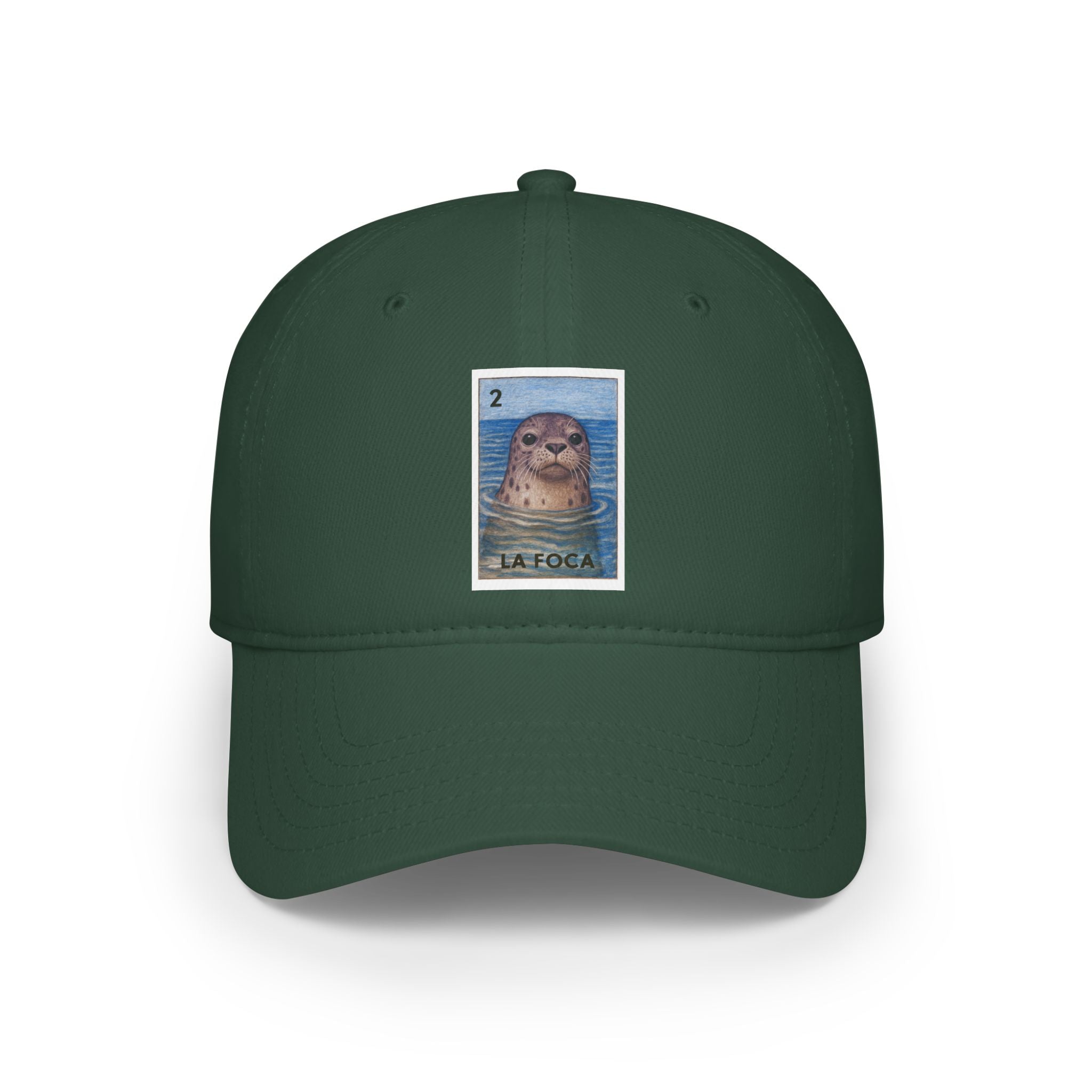 Seal Lotería Unisex - 100% Cotton Baseball Cap (La Foca)