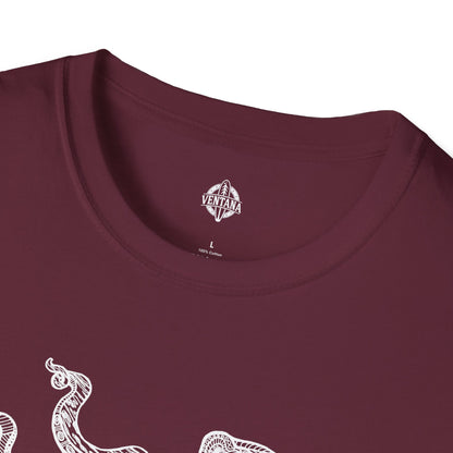 Ventangle Octopus Unisex - Soft Style U.S. Cotton T-Shirt