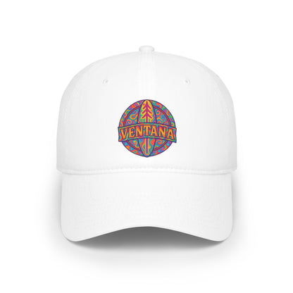 Ventana Psychedelic Treefish Logo - 100% Cotton Baseball Cap