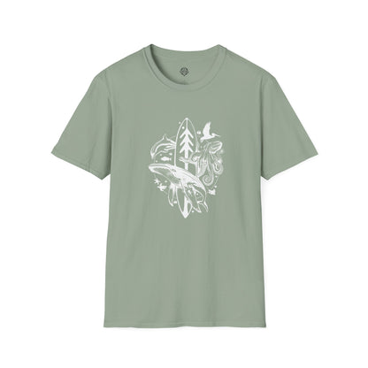 Ventana Monterey Bay by Thiago Bianchini Unisex - Soft Style U.S. Cotton T-Shirt
