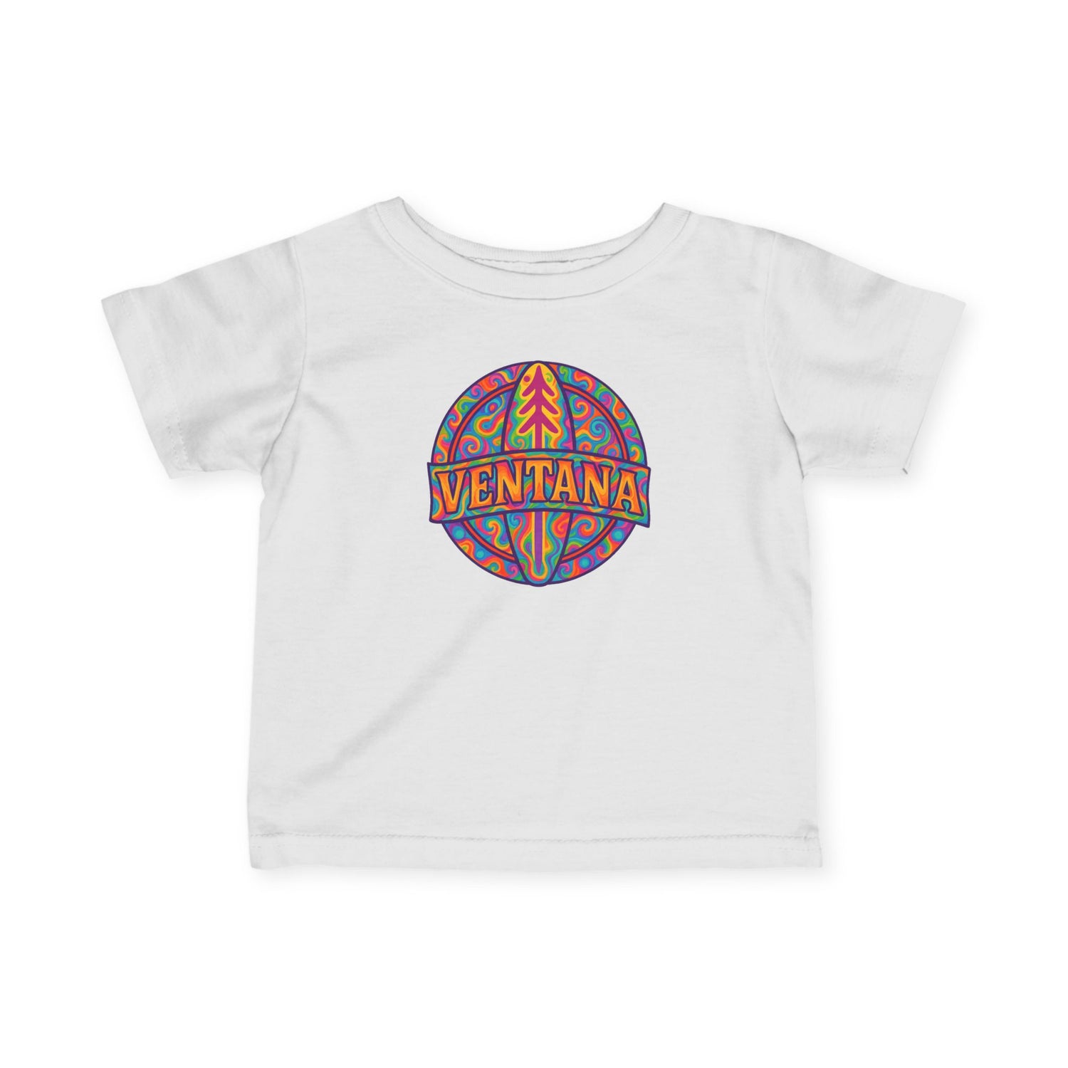 Ventana Psychedelic Treefish Logo - Infant 100% Cotton T-Shirt
